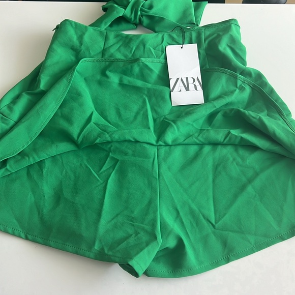 Zara Women’s Green Skort Brand New with tag - Picture 4 of 4